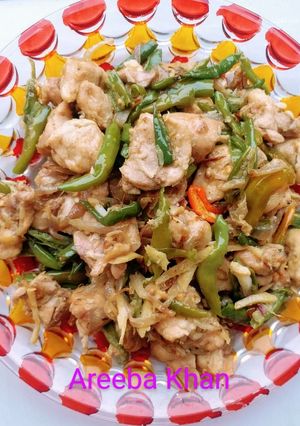 A picture of Dry Chilli Chicken.