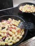 Gnocchi in Schinken-Sahne-Sauce