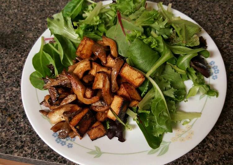 Recipe of Ultimate Tofu mushroom stir fry