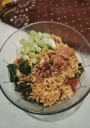 Foto resep Mie dokdok korean spicy chicken