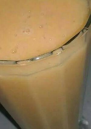 صورة لوصفة عصير الشمام والموز