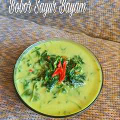 Bobor Sayur Bayam রেসিপির প্রধান ছবি