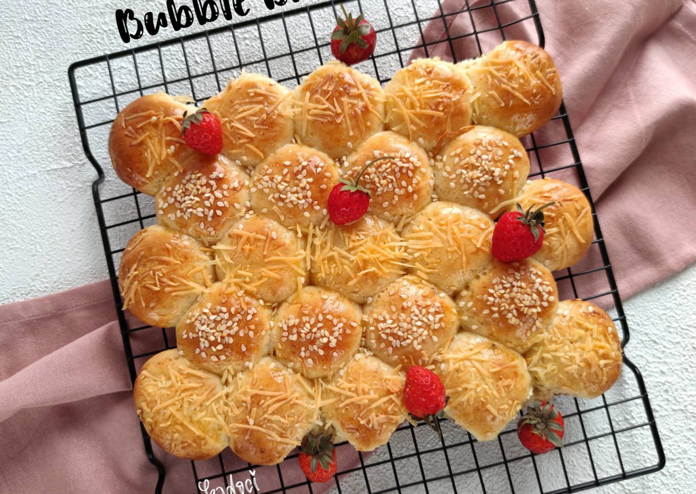 Bubble bread (metode autolisis)