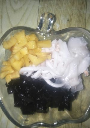 Foto resep Es jagung kelapa muda cincau #BikinRamadanBerkesan #kamismanis