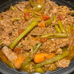 A picture of Crockpot Bbq Top Round Roast.