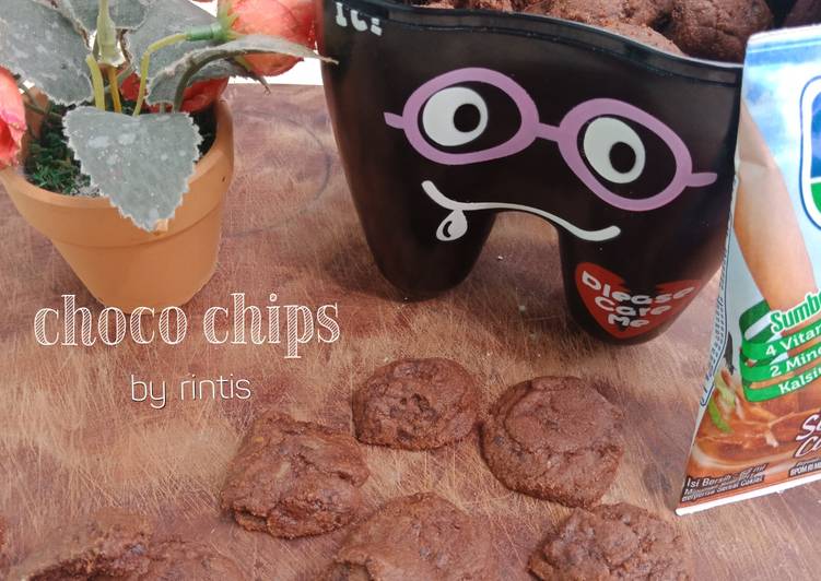 Resep Choco Chips Kukis ala Good Time Anti Gagal