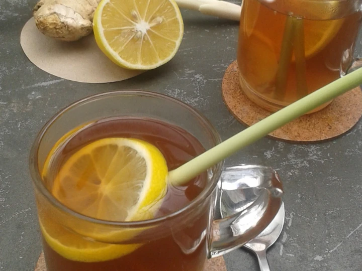 Langkah Gampang Membuat Resep (47) Lemon Tea with Gingger &amp;amp; Lemongrass yang Menggugah Selera Anti Ribet, Lezat