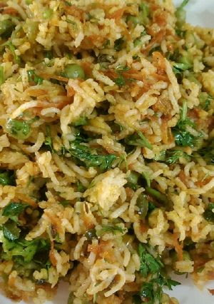 A picture of Carrot Rice.