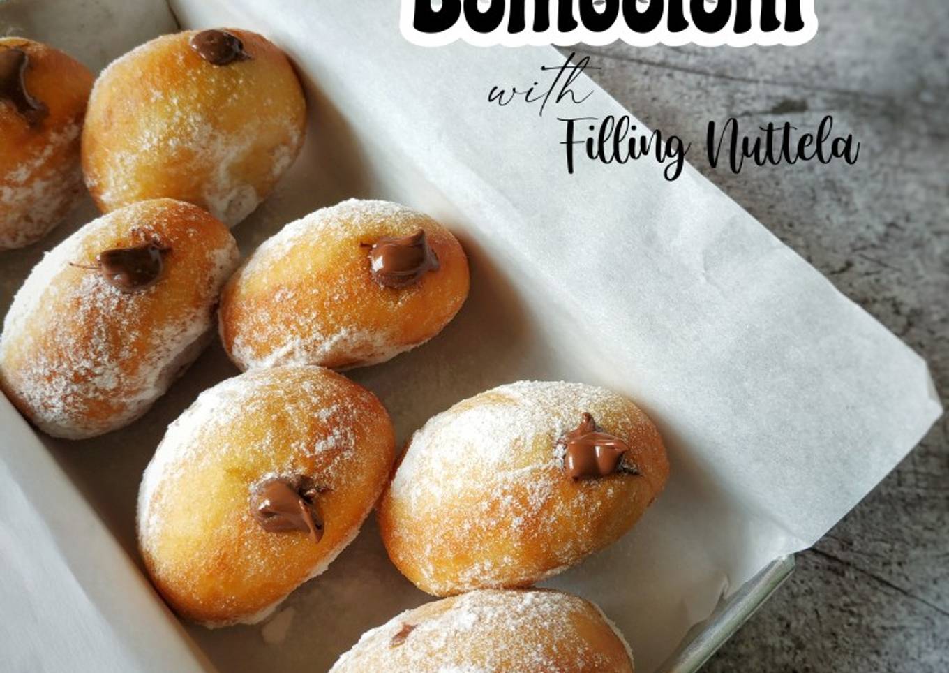 Bomboloni With Filling Nutella