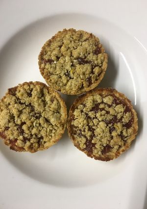 Una foto de Pastelitos de avena y dulce
