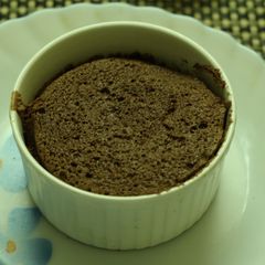 A picture of Chocolate souffle (in a pressure cooker)!!.