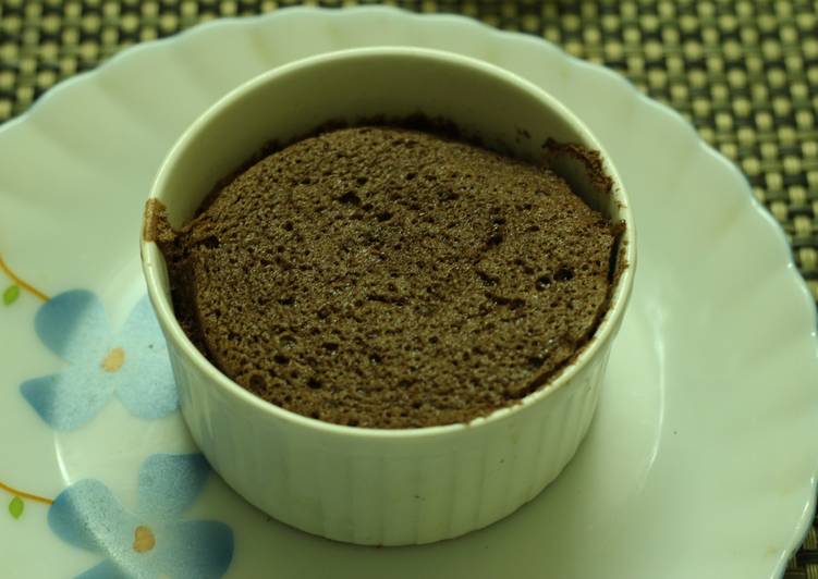 Recipe of Super Quick Homemade Chocolate souffle (in a pressure cooker)!!