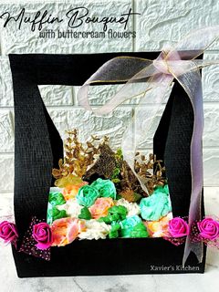 Foto resep Muffin Bouquet with Buttercream Flowers