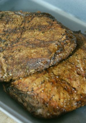 A picture of Coffee Marinated Flank Steak.