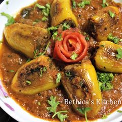 Stuffed Chili Pepper in Tomato Gravy A picture of Stuffed Chili Pepper in Tomato Gravy.