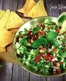 Cucumber Salsa with Tortilla Chips