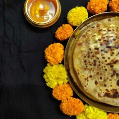 A picture of Puranpoli.