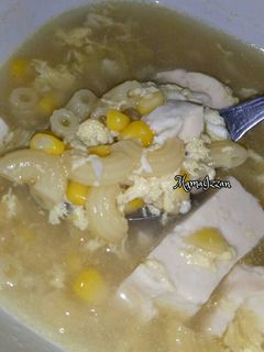 Foto resep Sup Makaroni Jagung