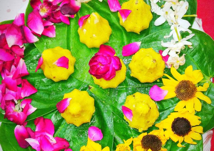 Simple Way to Make Gordon Ramsay Coconut Khoya Modak