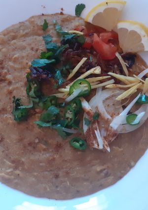 A picture of Chicken Haleem.