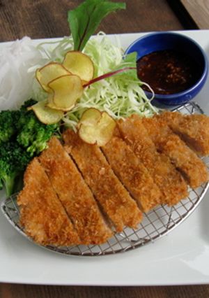 A picture of Tonkatsu (Deep-fried Pork Cutlet).