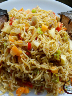 A picture of Veggie Noddles.