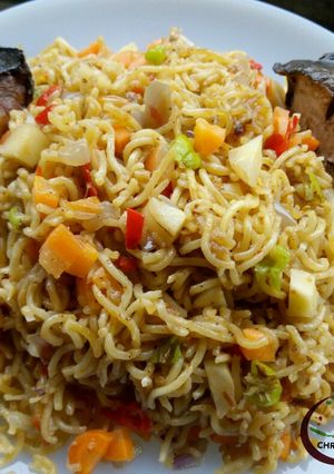 A picture of Veggie Noddles.