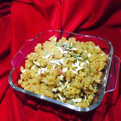 A picture of Moong dal Halwa.