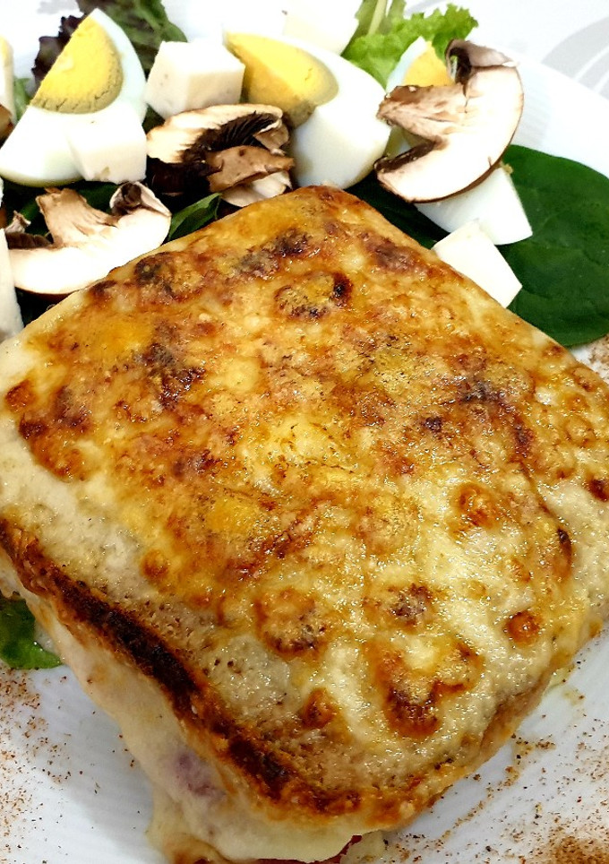Una foto de 🇨🇵🧀Croque Monsieur🍞🇨🇵