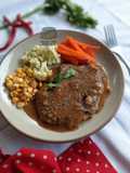 Steak Bekicot Dengan Brown Sauce
