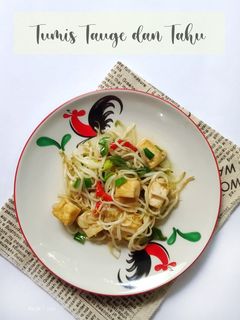 Foto resep Tumis Tauge dan Tahu