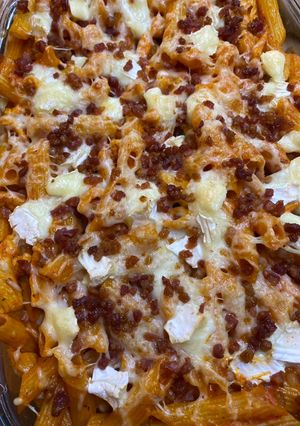 Olaszos rakott penne recept fotója