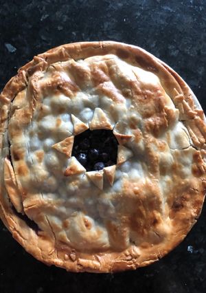 A picture of Blueberry pie.