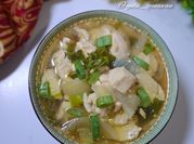Gambar sup ayam hainan