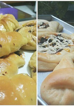 Foto resep Roti Manis (isian bebas) + tips roti lembut awet