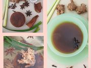 Gambar wedang pokak jahe rempah-rempah