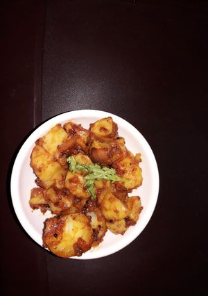 A picture of Masala aloo fry....😍.