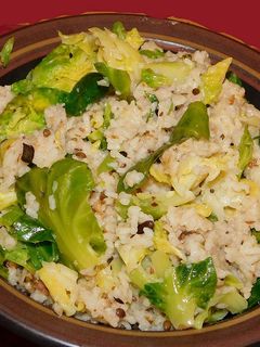 ப்ரசல் ஸ்பரவுட்ஸ் புலவ் (Brussel sprouts pulao recipe in tamil) செய்முறை முக்கிய புகைப்படம்