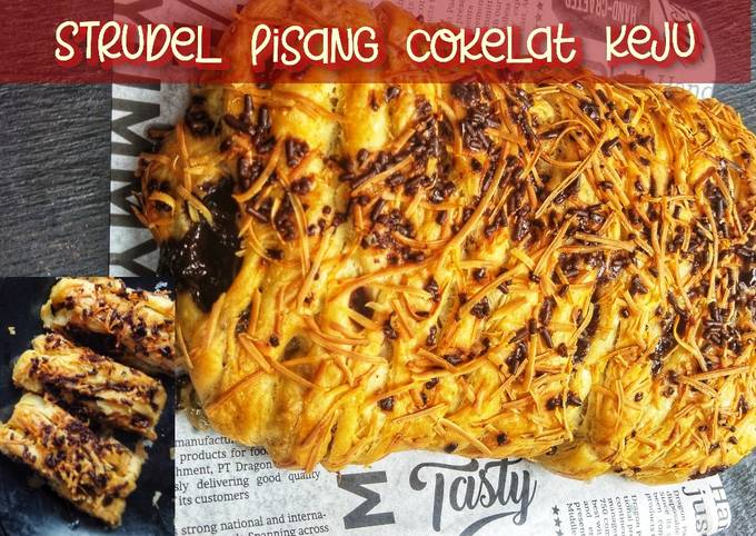 Resep STRUDEL pisang cokelat keju, Bikin Ngiler