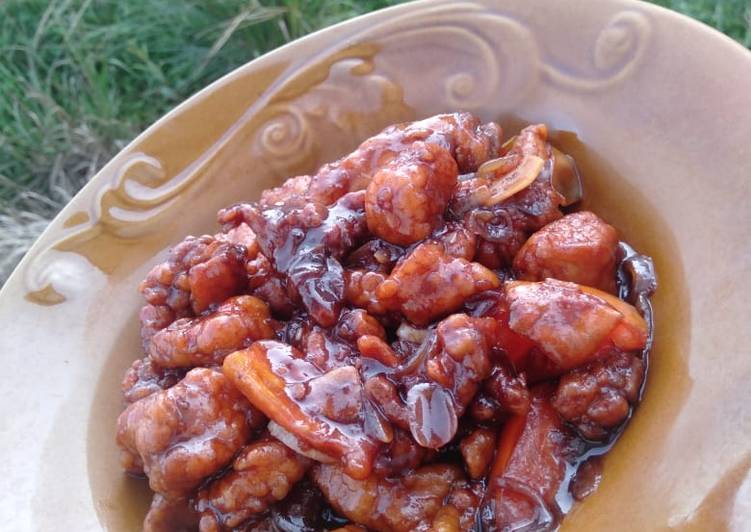 Resep Ayam tepung saos tiram yang Lezat
