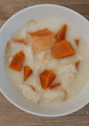Foto resep Kolak labu dan roti tawar