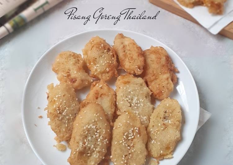 Resep Pisang Goreng Thailand (gluten free) Anti Gagal