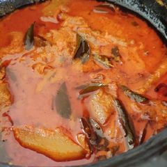 A picture of Shark Dry fish curry.