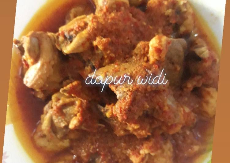 Ayam bumbu rujak ^resep dr mami fin 😉^