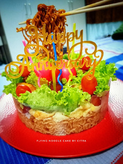 Foto resep Flying Noodle Cake