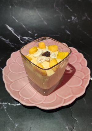 A picture of Mango mousse.