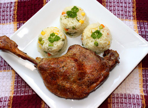 Sült libacomb recept fotója