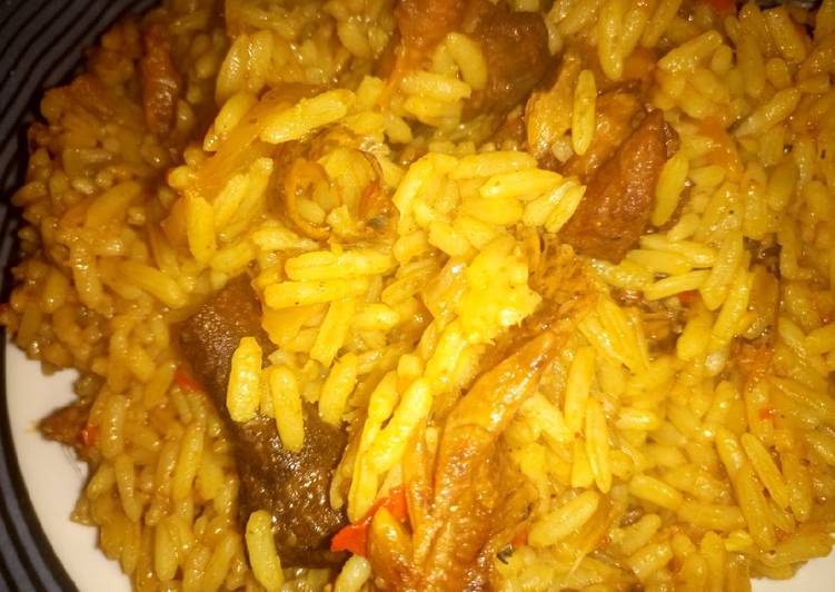 Traditional Hausa Jollof Rice