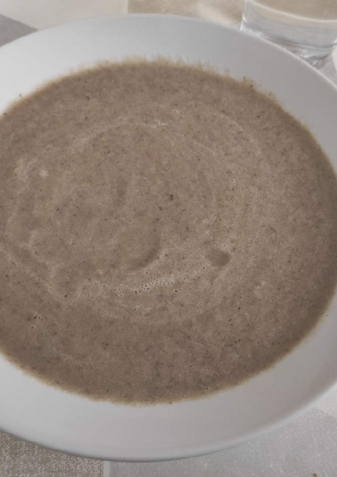Una foto de Crema de champiñones