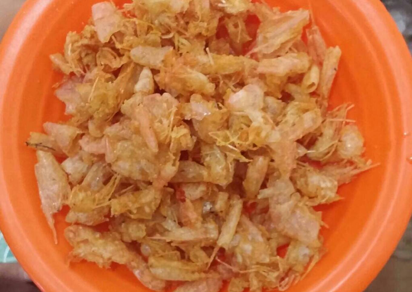 Kulit udang krispi